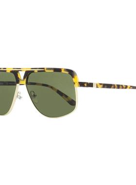 MCM 时尚太阳镜男式新款经典复古绿大框墨镜开车专用 MCM708S