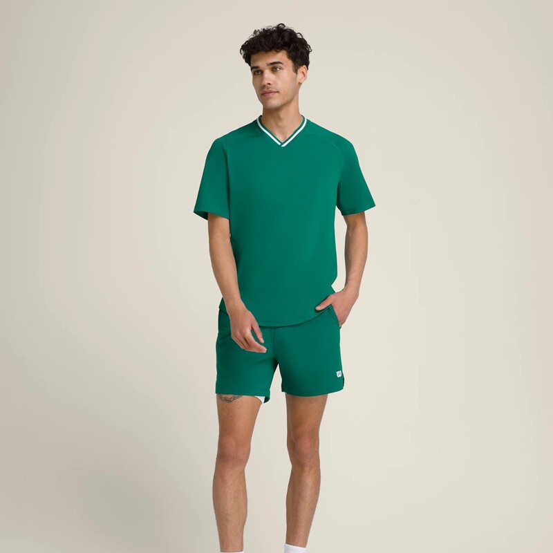 威尔胜wilson m newport男士新款网球服轻质透气运动t恤户外短袖