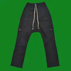 Ro Style European and American High Street Fashion Harem Drop-Crotch Three-Dimensional Pocket Cargo Pants Straight-Leg Men's Style Youth Casual