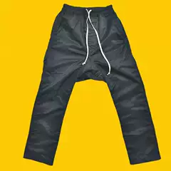 Ro Style European and American High Street Nylon Harem Straight-Leg Shiny Men's European and American Dark Trendy Fashion Casual Long Pants for Teenagers