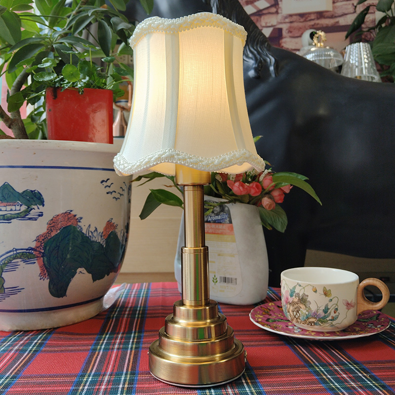 福气之光法式复古充电台灯