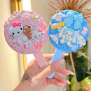 奶油胶镜子手工diy材料包儿童化妆镜制作节日礼物沙龙活动材料