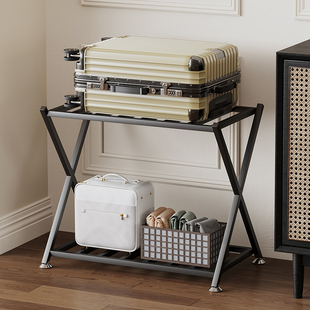 酒店行李架折叠床尾民宿皮箱置物架酒店客房行李箱收纳架子卧室架