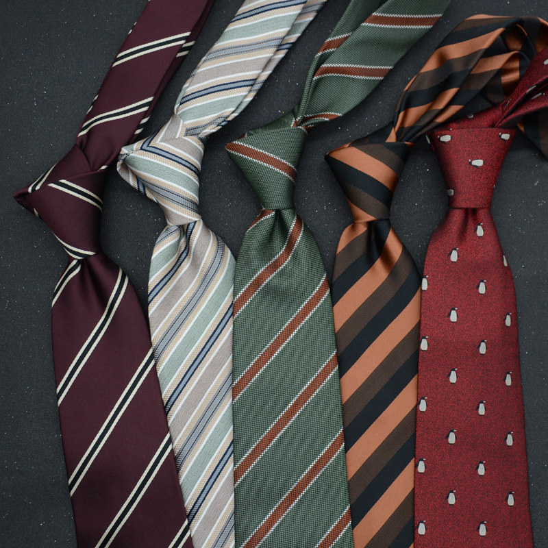 领带男正装韩版英伦欧美风绅士棕色复古8CM手打款上班学生职业装,服饰配件/皮带/帽子/围巾,领带,淘宝优惠券,粉丝福利购,淘宝优惠卷