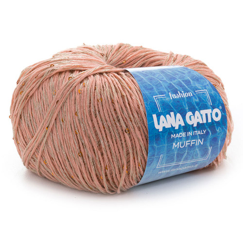 Lana Gatto MUFFIN 进口亮片棉线 DIY手工棒针钩针编织 春夏毛线