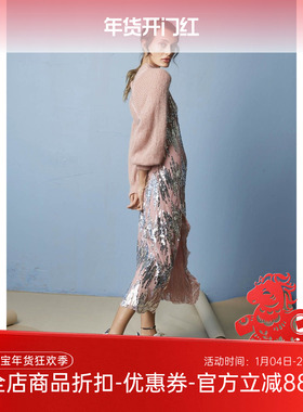 TYNN SILK MOHAIR等风来真丝马海毛灯笼袖材料包毛线和教程非成品