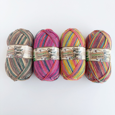 Opal 野生自然系列 德国进口袜子线  75%羊毛25尼龙 100克425米