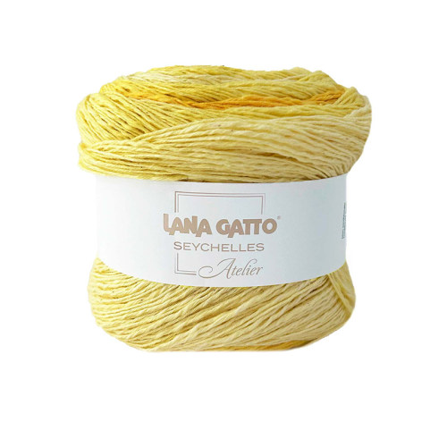 进口 Lana Gatto SEYCHELLES 汉麻棉混纺春夏编织毛线100克300米