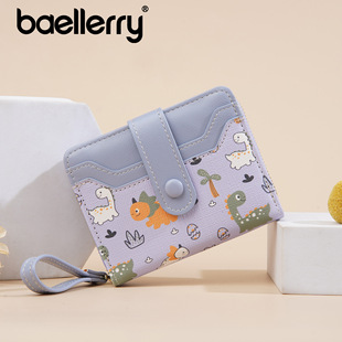 baellerry 2025新款钱包女款高级感个性短款零钱包卡包硬币一体包