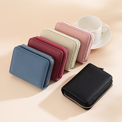 多功能女士钱包晴宇日系真皮女士