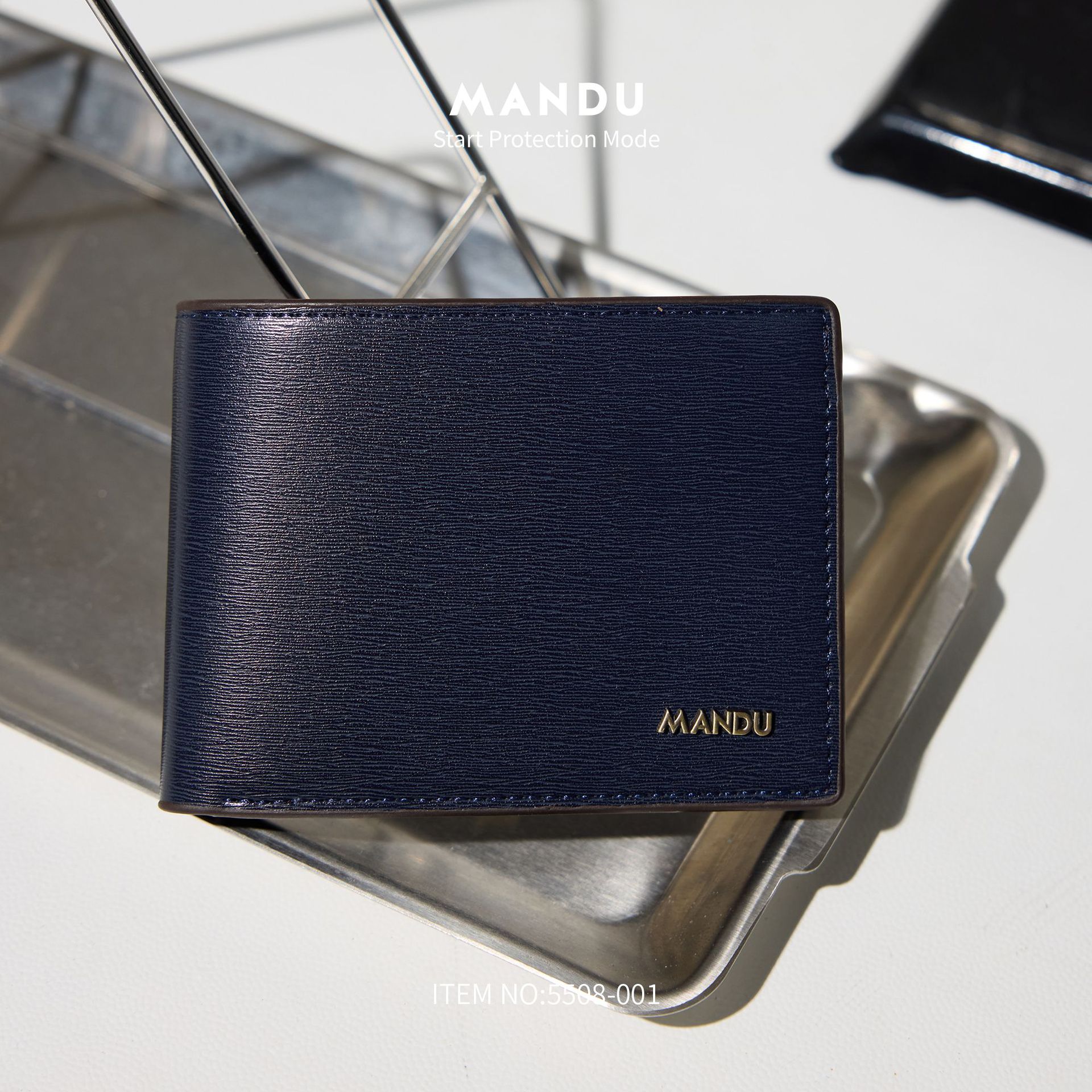 新款男士钱包大容量时尚商务rfid多功能wallet外贸多卡位钱包