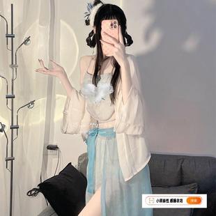 寝服款女公主汉服古风超仙性感古代睡裙贵妃古装睡衣宫廷内衣情调