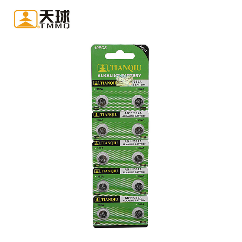 AG11天球TMMQ电池LR721 362 SR721 162 遥控器玩具手表电子 1粒价