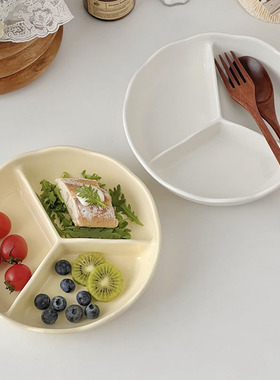 陶瓷电饭锅内蒸笼三分格蒸盘圆形婴儿宝宝辅食一锅蒸炒锅蒸碗屉