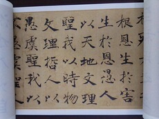 Рама для картины 仿古书画 唐人楷书 褚遂良大字阴符经