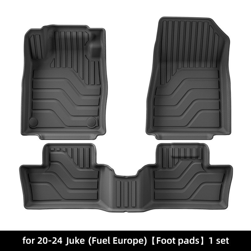 适用20-24款日产Nissan Juke Europe脚垫tpe防水环保橡胶耐磨地毯