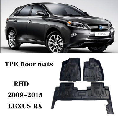 适用老款雷克萨斯RX经典RX270 RX350 RX450h右舵港版脚垫TPE防水
