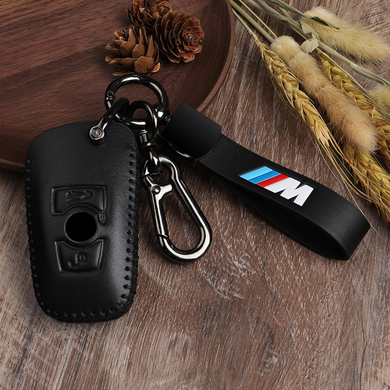 宝马7系全包真皮钥匙套