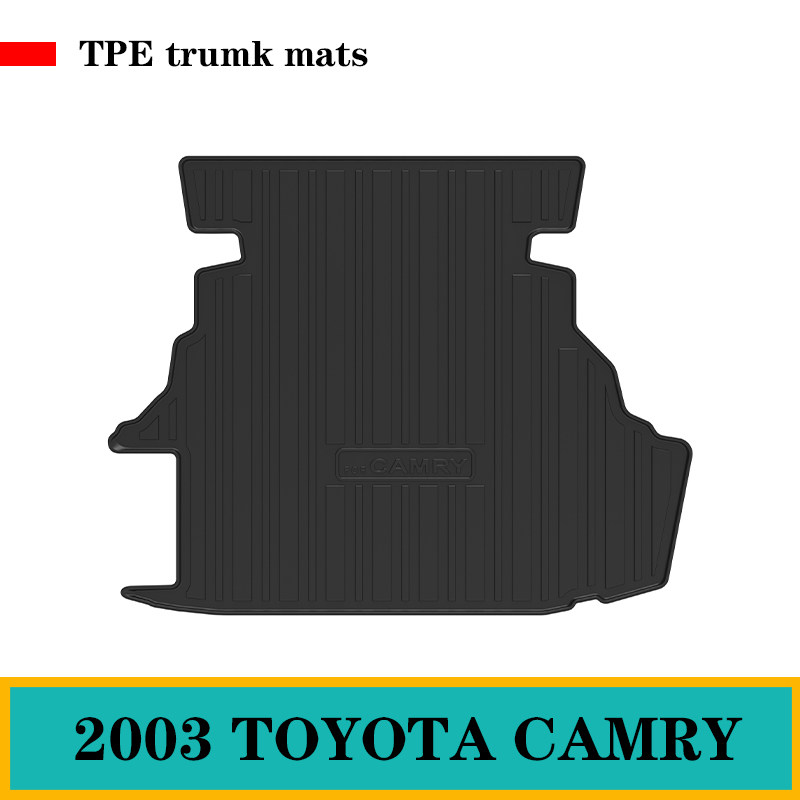 2003年老款专用丰田凯美瑞CAMRY后备箱垫TPE尾厢防水环保橡胶耐磨