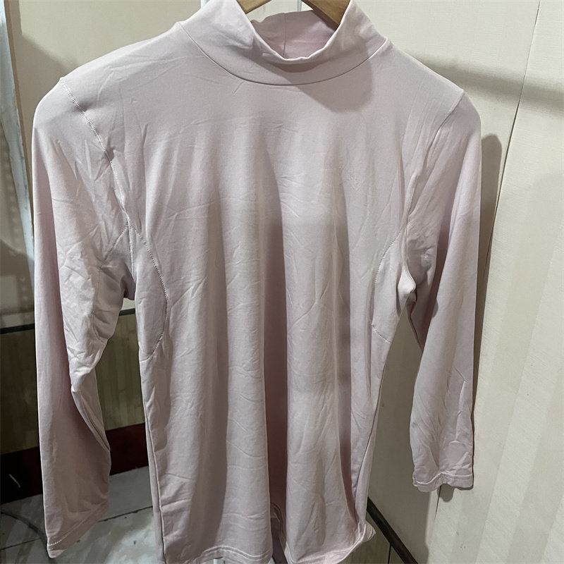 外贸出口女涤纶半高领秋衣薄绒有大码8分袖,女士内衣/男士内衣/家居服,保暖上装,淘宝优惠券,粉丝福利购,淘宝优惠卷