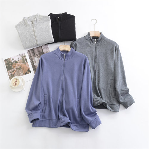 超暖和出口日本女士短款外套加绒立领