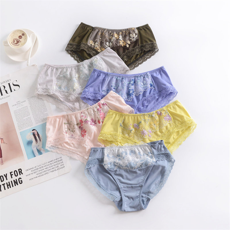 M/L华家出口日本女士中腰滑溜内裤裤头3件包邮,女士内衣/男士内衣/家居服,女三角裤,淘宝优惠券,粉丝福利购,淘宝优惠卷