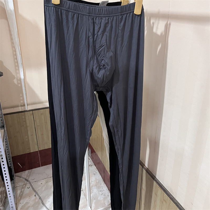 国内单男士薄款自发热裤秋裤单件大码高弹力