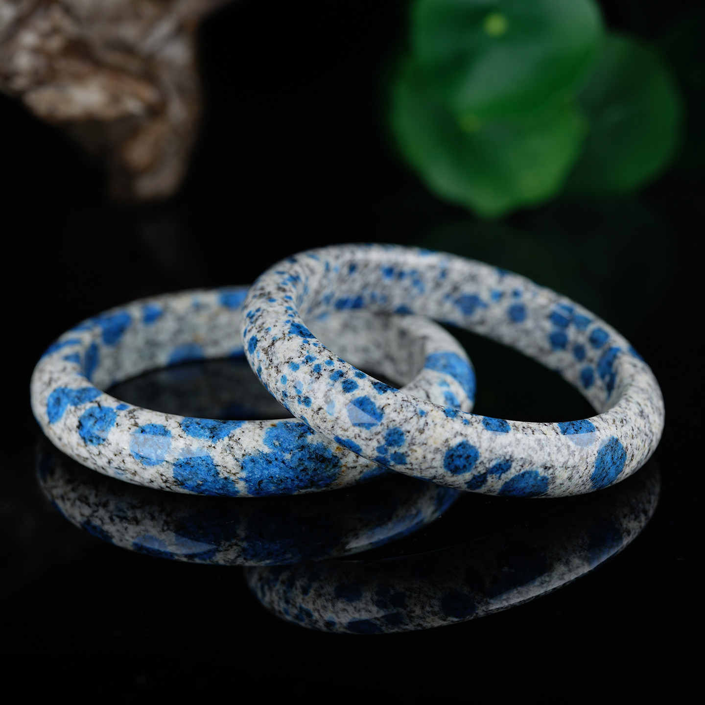 福子珠宝天然老矿k2能量石手镯原矿收藏级圆条直播现货支持鉴定