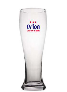 日本奥利恩Orion冲绳特色啤酒杯加厚大号精酿玻璃杯无铅定制logo