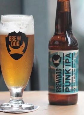 英国BREWDOG酿酒狗啤酒杯朋克IPA专用高脚精酿啤酒杯可乐罐啤酒杯