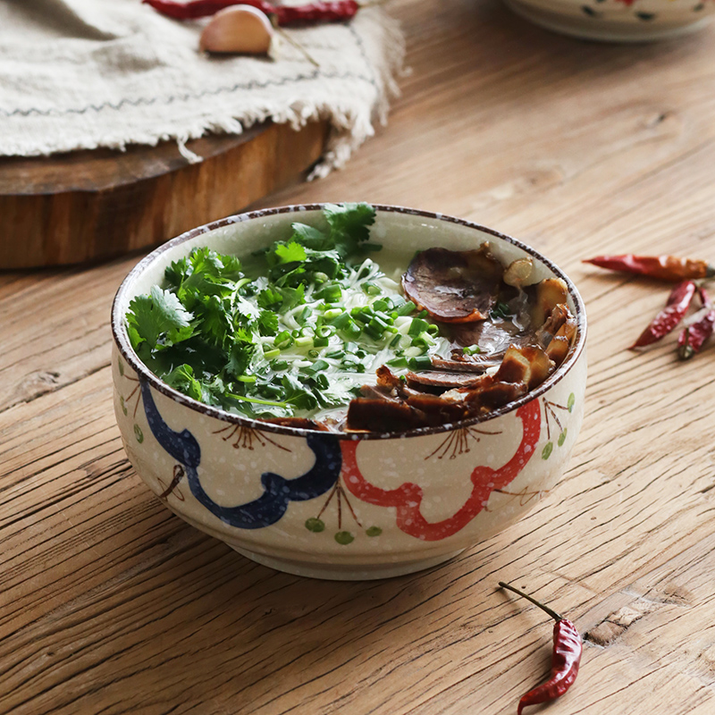 沙拉陶瓷碗日式陶瓷碗面碗汤碗