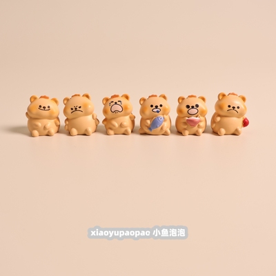 迷你小熊可爱桌面摆件