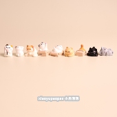 无聊了可爱迷你小猫萌喵办公室工位桌面小摆件电脑显示屏装 饰品