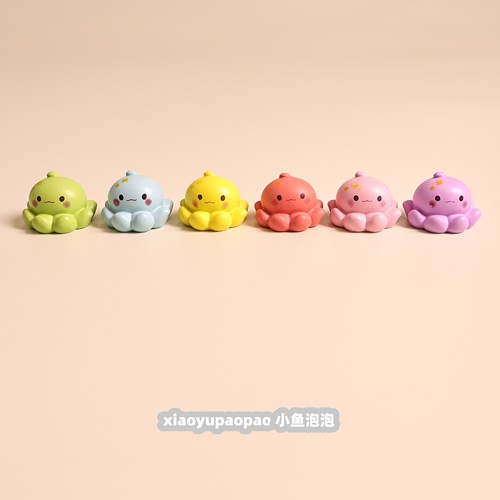 八爪鱼小章鱼迷你可爱桌面摆件