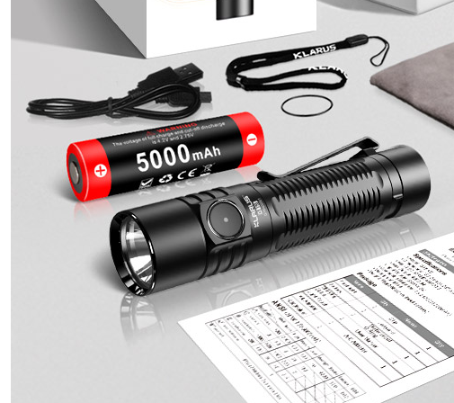 凯瑞兹充电LED可充电超亮手电筒