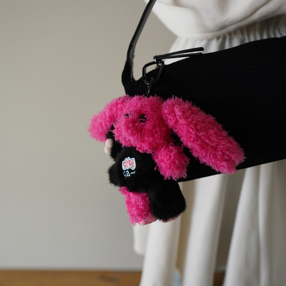 ins风可爱双头兔子猫咪熊毛绒公仔玩偶情侣闺蜜钥匙扣手机包挂件,节庆用品/礼品,钥匙扣,淘宝优惠券,粉丝福利购,淘宝优惠卷