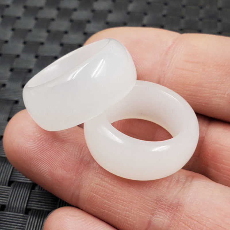玉石戒指新疆和田白玉戒指方解石玉戒指羊脂玉扳指玉指环玉戒指,珠宝/钻石/翡翠,手饰,淘宝优惠券,粉丝福利购,淘宝优惠卷