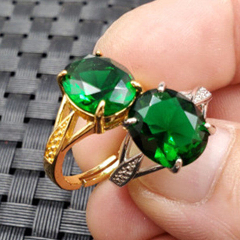 玉石戒指冰种锆石切面戒指墨绿色锆石戒指活口戒指女款戒指手饰,珠宝/钻石/翡翠,手饰,淘宝优惠券,粉丝福利购,淘宝优惠卷