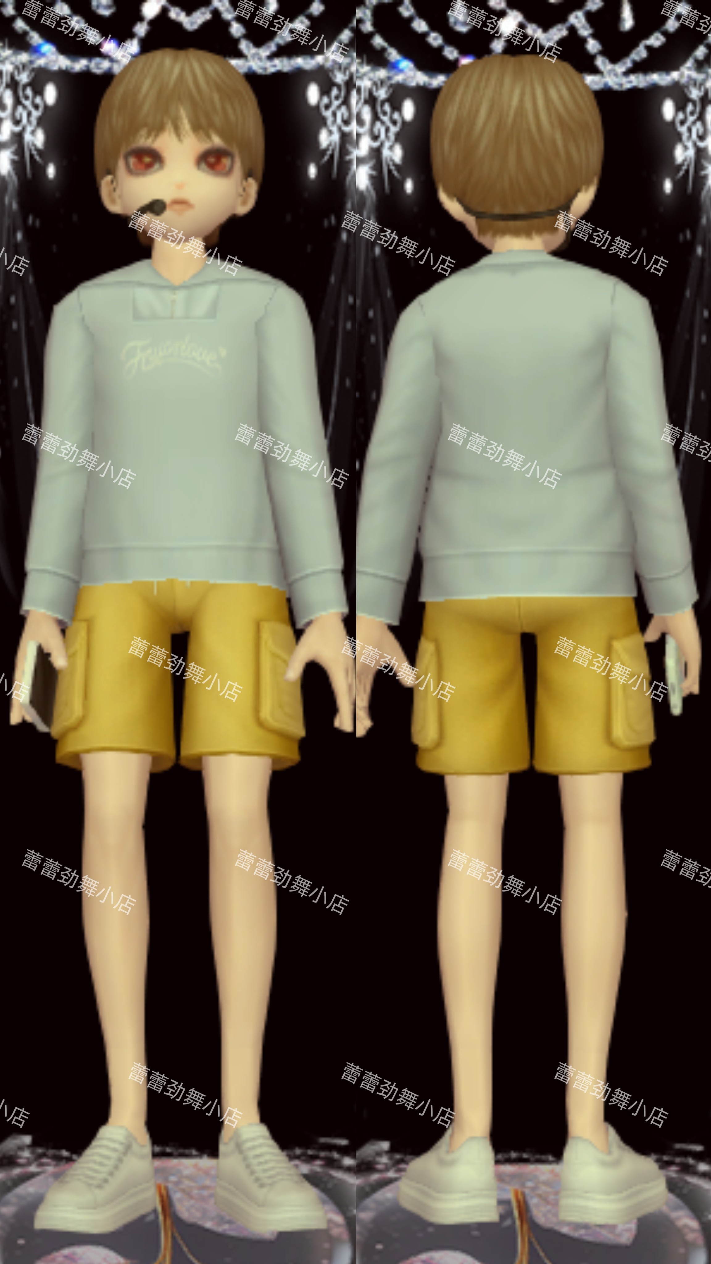 劲舞团休闲慵懒男套装头上衣裤子，月拍2永久拍6，不含鞋子