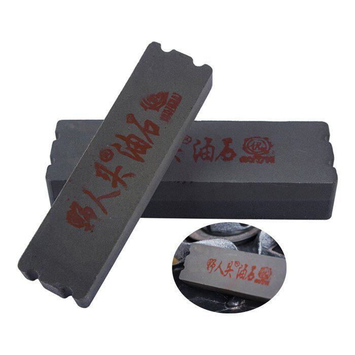 正宗野人头磨刀石正品 双面快速精魔石器 油石粗细双面合成磨刀石