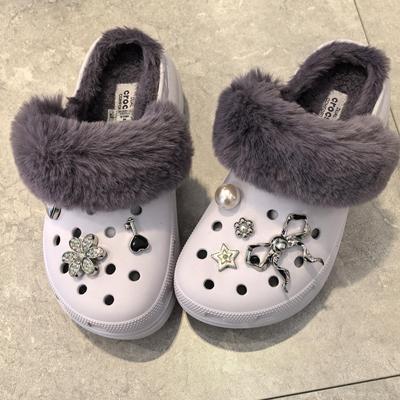 适配于crocs鞋花小鲸鱼云朵洞洞鞋高品质配饰卡骆驰智必星DIY爆闪