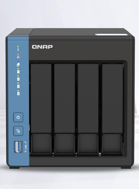 QNAP威联通TS-416四盘位NAS网络存储器个人私有云盘企业家庭4盘位存储服务器