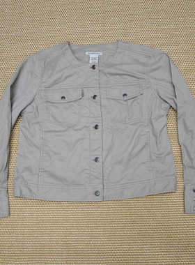 美国EXOFFICIO 女士圆领机车夹克长袖排扣加厚春季  工厂样品