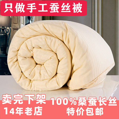 桑蚕丝100%全棉桑蚕丝被