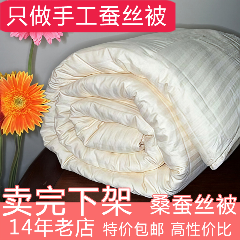 特价桑蚕丝被蚕丝被手工全棉冬被