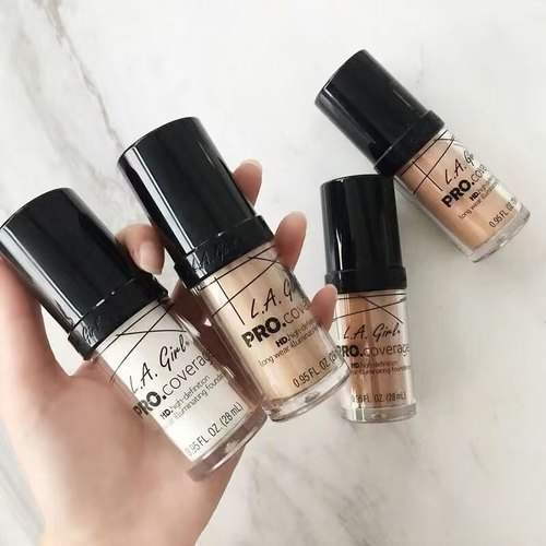 lagirl洛杉矶女孩调色粉底液小样641白色调和液水润遮瑕黑眼圈