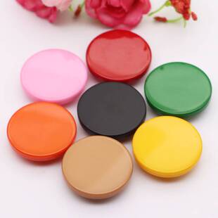 扣子大衣纽扣彩色高脚平面衣服外套纽扣圆形毛呢大衣衣服扣子纽扣