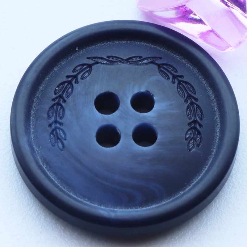 四眼男女大衣纽扣黑色西装扣