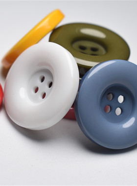 纽扣彩色圆形扣女西装扣双面呢大衣扣毛呢扣风衣扣黑色纽扣米色扣