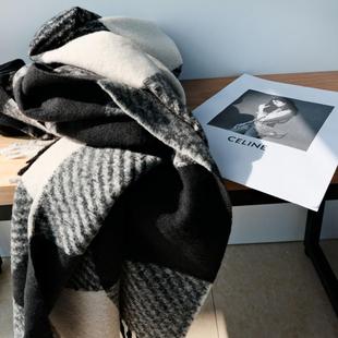 【捡漏秒杀价】超柔软大尺寸颜色巨好看花花围巾仿羊绒女冬季保暖